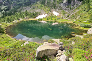 Lago del Starlarèsc da Scimarmòta