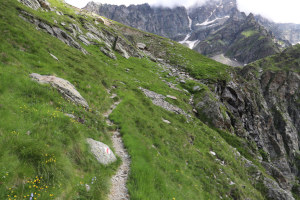 Sentiero che sale al Laghetto dei Cadabi