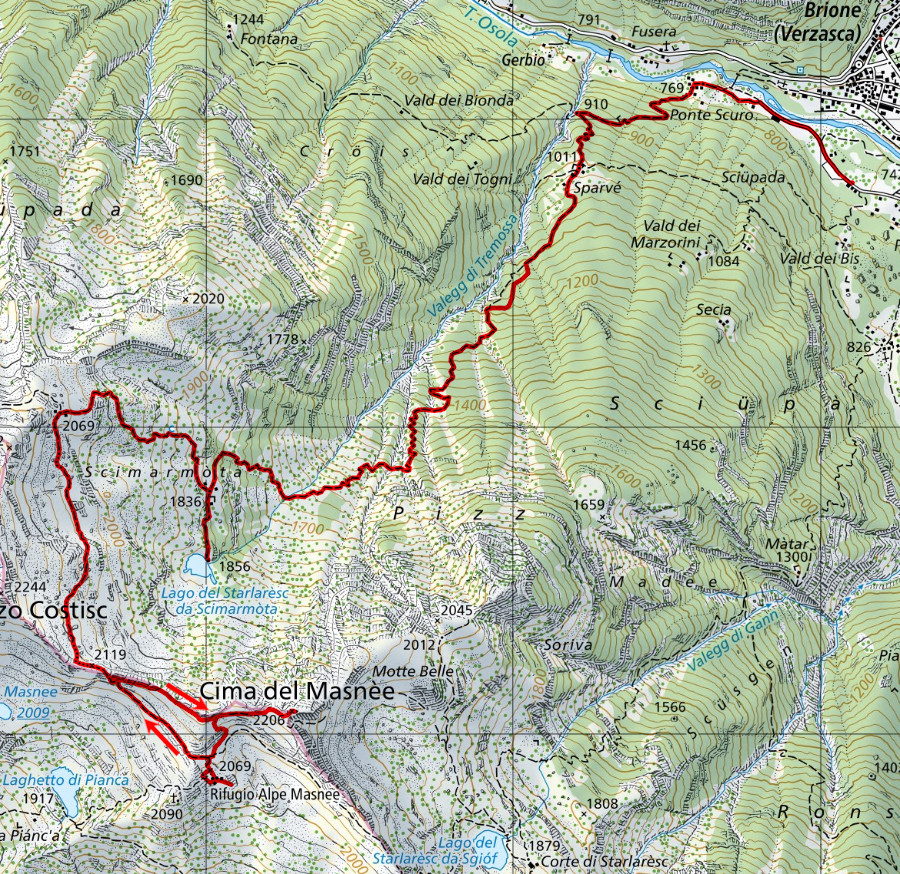 Carte du Chemin