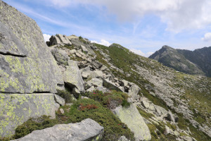 Cresta verso la Cima del Masnee