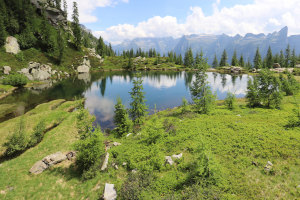 Lago del Starlarèsc da Scimarmòta