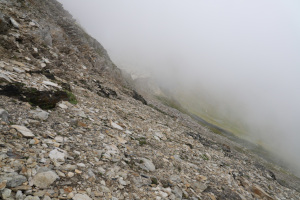 Via di discesa dalla Cima della Bianca