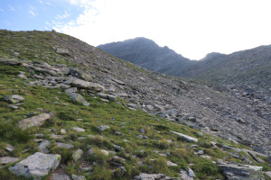 Via di salita al Laghetto di Cardedo