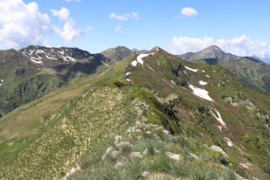 Cresta verso il Mottone di Giumello