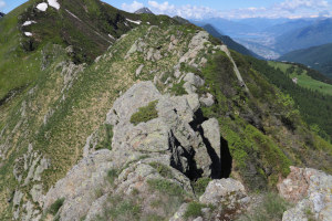 Cresta verso il Mottone di Giumello