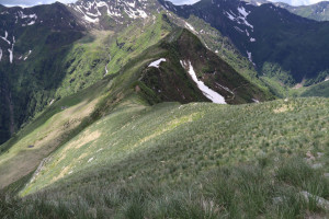 Via di discesa alla Bocchetta di Albano