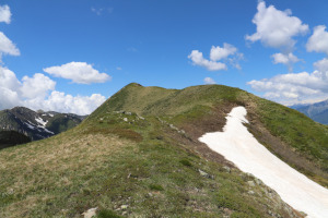 Via di salita al Mottone di Giumello